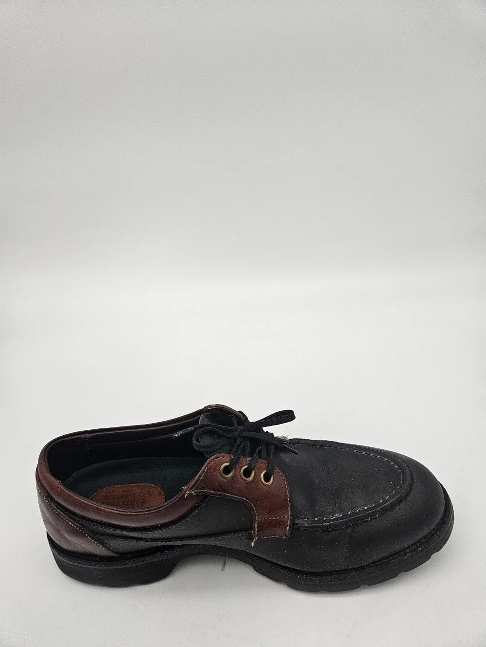 VTG Allen Edmonds Lifestyles Boat Shoes Brown  Leather  Men 10.5 B Made in USA